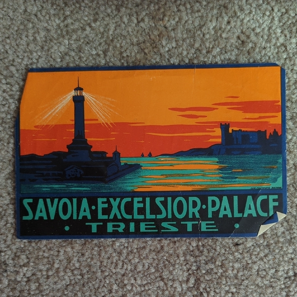 Large Steamer Trunk Labels